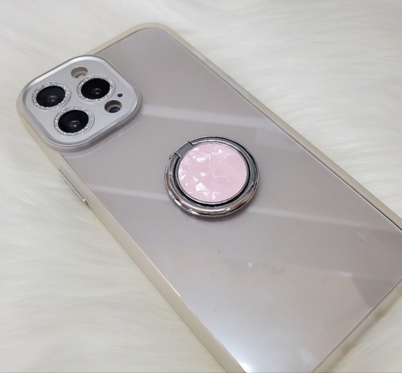 Phone Ring holder Phone Kickstand Phone Grip Pearl Pink - Picture 6 of 9